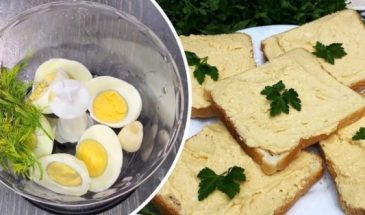 Яичный паштет с сыром по-канадски