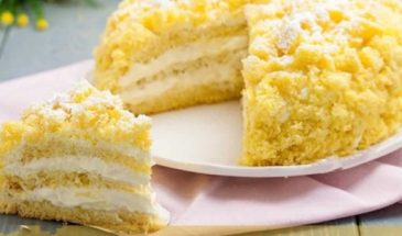 Нежный торт с яблочным кремом: простой рецепт вкусной выпечки