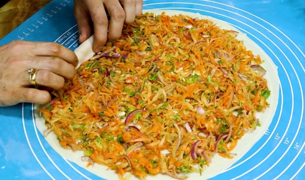 Ханум с овощами: узбекский рецепт