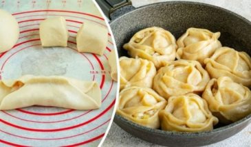Манты с мясом и картошкой