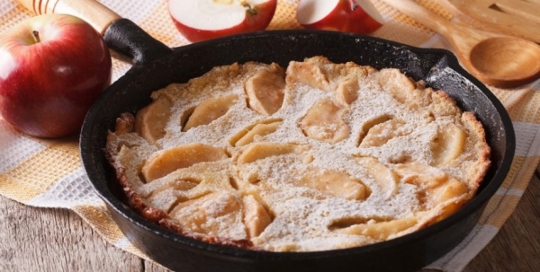 Яблочный омлет: рецепт быстрого и вкусного жареного десерта