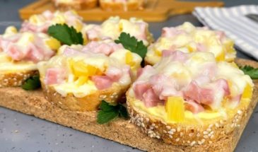 Быстро и вкусно. Необычные по вкусу горячие бутерброды: простой рецепт