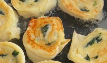 Улитки из лаваша со шпинатом и сыром. Пошаговый рецепт вкусного блюда
