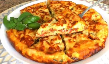 Вкуснятина на завтрак за 15 минут. Просто нарежьте немного хлеба: пиццу-пирог готовлю через день