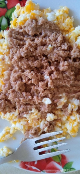 Рецепт: Сендвич с тунцом - С овощами, удобный и полезный перекус