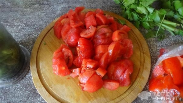 Рецепт: Смузи из помидор и сельдерея - Вкусный , витаминный напиток.