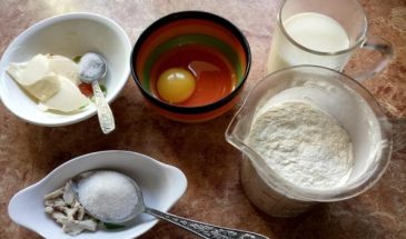 Рецепт: Сырная лепешка — с зеленью