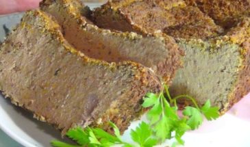 Запеченный паштет из свиной печени