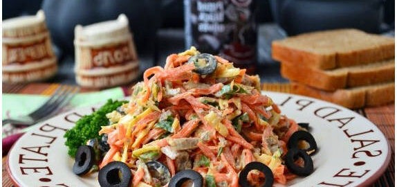 Салаты с мясом