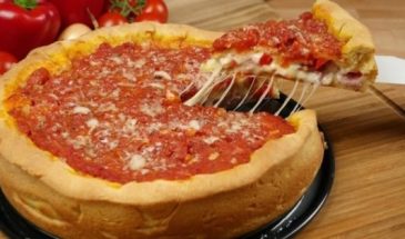 Чикагская пицца с фаршем