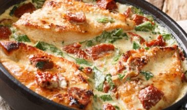 Такой вкуснятины вы еще не ели: готовим куриное филе в сливочно-шпинатном соусе