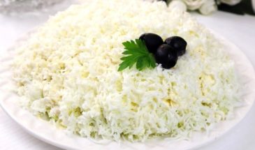 Нежный и воздушный салат «Белая Королева». Все гости были в восторге