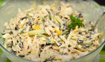 Всего 4 ингредиента. Нереально вкусный и быстрый салат «Фея»