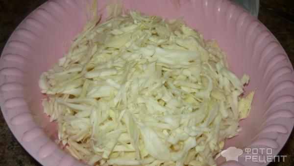 Рецепт: Салат с капустой, огурцами — И кукурузой