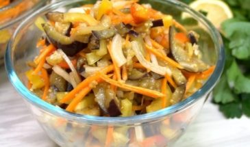 Вкусная закуска: рецепт баклажанов по-корейски