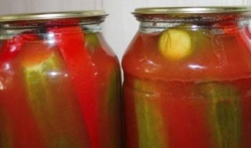 Огурцы в томатном соке: пошаговый рецепт оригинальной заготовки на зиму