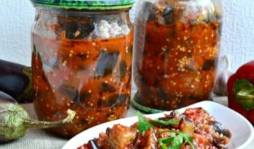 Баклажаны по-павлодарски: рецепт острой и вкусной закуски на зиму