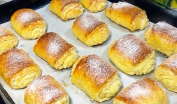 Готовлю на завтрак или перекус. Сочные и легкие творожные булочки с начинкой без дрожжей