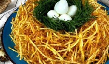 Салат «Гнездо глухаря» классический