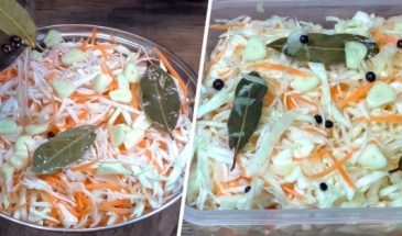 Маринованная капуста с чесноком