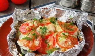 Горбуша в фольге в духовке