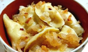 Вкусные вареники с квашеной капустой