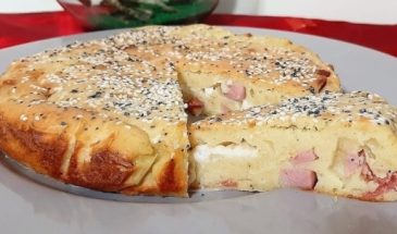 Пирог на йогурте с ветчиной и сыром: пошаговый рецепт сытной выпечки