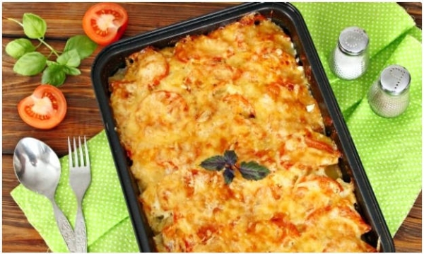 Свинина с картошкой в духовке