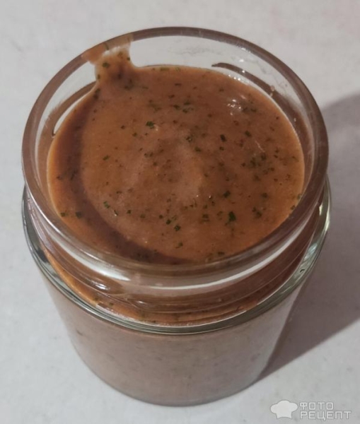 Рецепт: Соус из томатной пасты к шашлыку — Самый простой соус к шашлыку из томатной пасты!