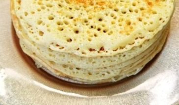 Вкусные тонкие блины на кефире с дырочками: пошаговый рецепт