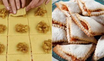 Домашнее печенье с яблоками