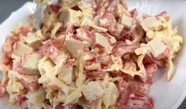 Чем проще, тем вкуснее. Салат, который съедается за 1 минуту: яркий и аппетитный