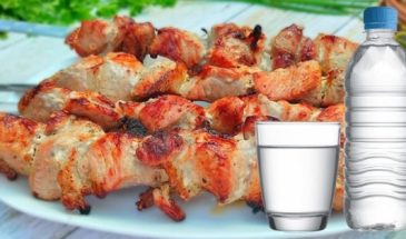 Шашлык на минералке с уксусом