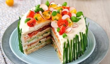 Сэндвич-торт: рецепт вкусной и оригинальной закуски