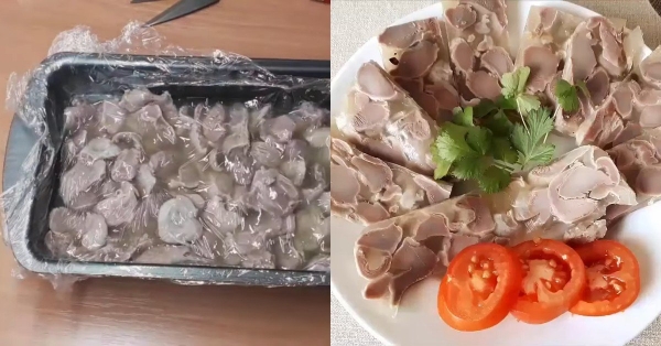 Куриный зельц из субпродуктов