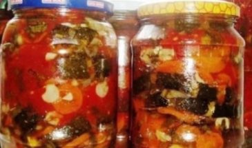 Ленивые баклажаны быстро и без хлопот: рецепт вкусной и простой заготовки на зиму
