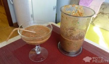 Рецепт: Смузи из помидор и сельдерея — Вкусный , витаминный напиток.