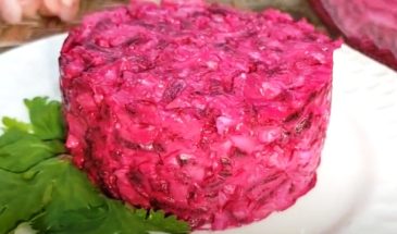 Свекольный салат на каждый день. Просто объедение: простой и вкусный рецепт