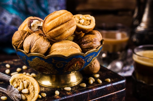 Орешки со сгущенкой без орешницы: простой рецепт культового печенья