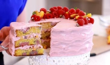 Яркий и вкусный: рецепт «Розового» торта