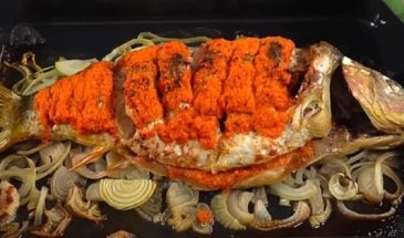 Карп по-корейски в духовке