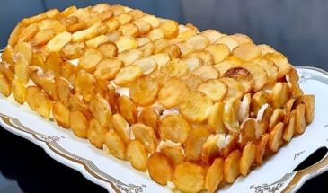 Салат с копченой курицей и картошкой