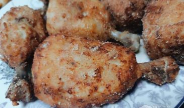 Рецепт: Хрустящие куриные ножки с нежной начинкой — Во фритюре
