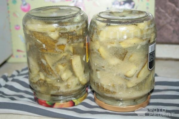 Рецепт: Соленые огурцы в горчичной заливке - Пикантная закуска