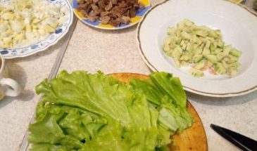 Рецепт: Салат «Принц» — По-домашнему