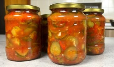 Лечо из огурцов на зиму