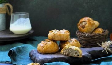 Пирожки на кефире в духовке