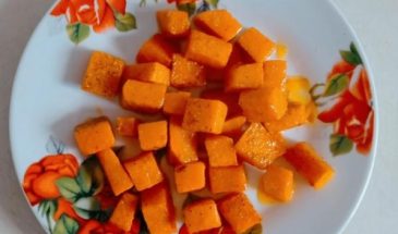 Рецепт: Гарнир из тыквы — В охотку!