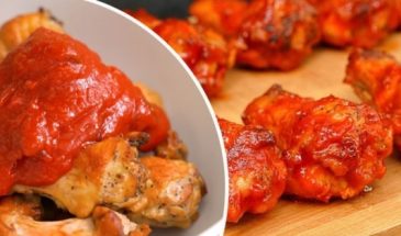 Глянцевые куриные крылышки по-шанхайски