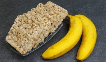 Десерт из хлебцев и банана